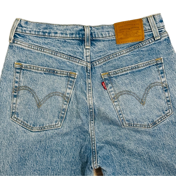 Levi’s Ribcage Straight Ankle Denim Jeans SZ 28 - Picture 12 of 13